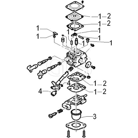 Mcculloch Cabrio Plus B Carburettor Parts Diagram Ghs
