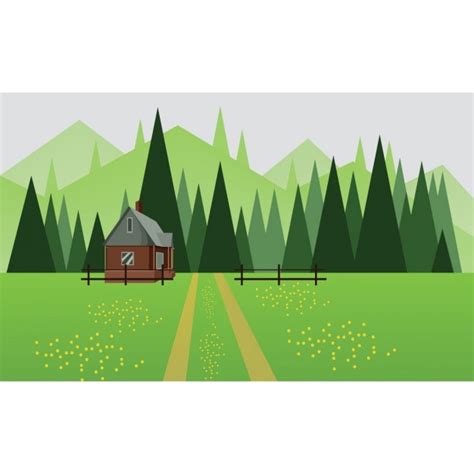 Free Vector | Meadow background design