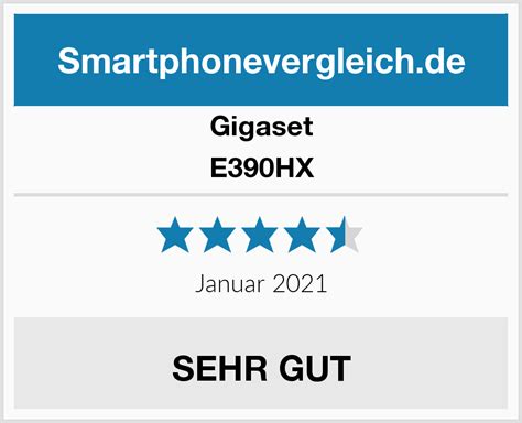 Gigaset E390HX Senioren DECT Universalmobilteil Smartphone Test 2024