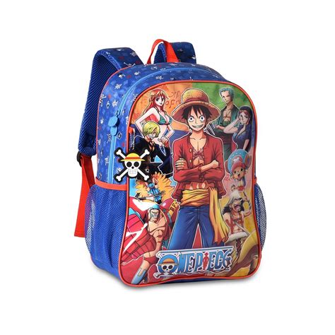 Mochila One Piece De Costas Meninos Escolar Luffy Infantil Submarino