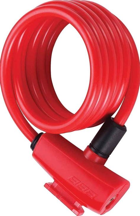Велозамок BBB QUICKSAFE cable combination lock BBL-61 красный ...