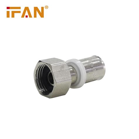 Ifan Pex Ppr Hdpe Press Brass Pex Fitting Mm Mm White Color