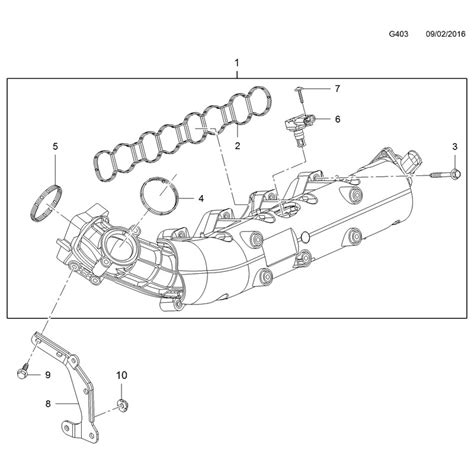 Uszczelka Przewodu Zaworu EGR 55580214 Astra J K Insignia A B