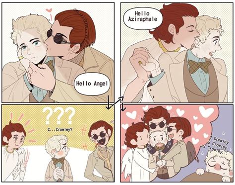 阿夾KYO todoketai on X Good omens book Cute gay Fan art