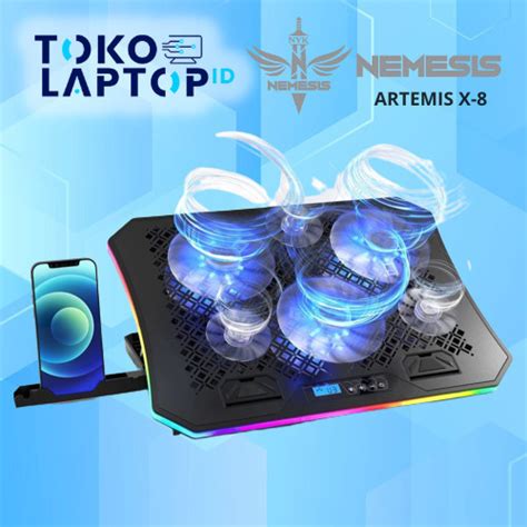 Jual Nyk Nemesis X8 X 8 Artemis Rgb Cooling Pad Cooler Pad Shopee