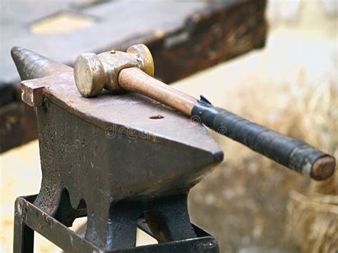 Anvil And Hammer Stock Image Image Of Iron Metal Ancient 37838131