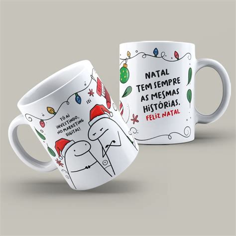 Caneca De Natal Flork Natal Tem Sempre As Mesmas Histórias No Elo7