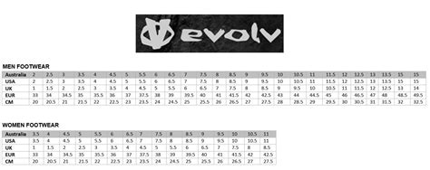 Evolv climbing shoes sizing