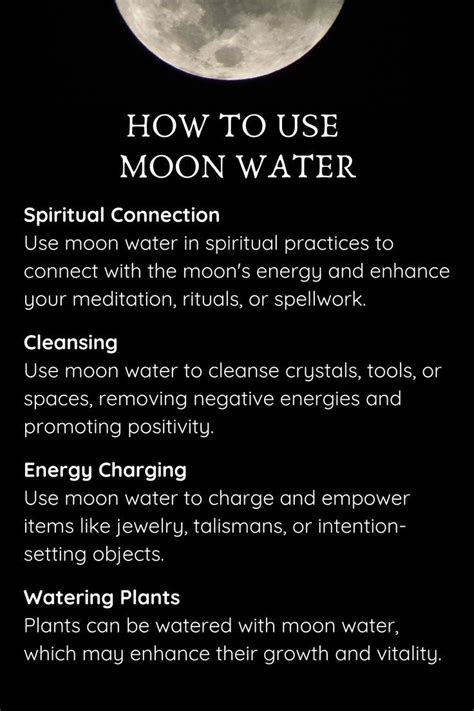 How To Use Moon Water In 2024 Moon Meaning Spiritual Connection