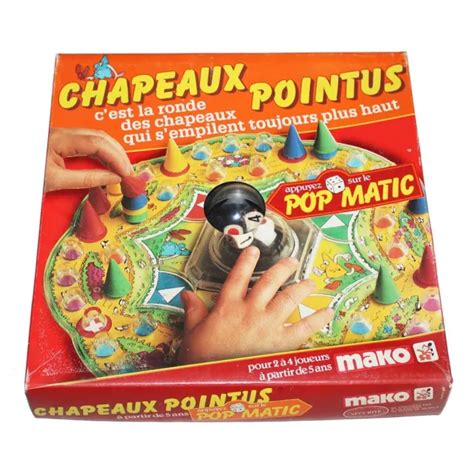 JEU DE SOCIÉTÉ vintage Chapeaux Pointus Mako 1982 EUR 49 00