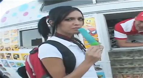 Stephanie Kane Gets Horny And Offers To Give Him A Blowjob And Gets Banged By The Ice Cream Man