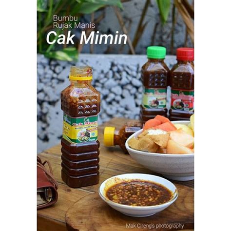 Jual Bumbu Rujak Cak Mimin Asli Jawa Timur Bumbu Rujak Botolan Shopee