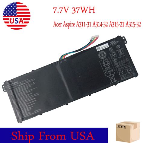 For Acer Aspire 3 A314 31 A315 21 A315 31 Battery AP16M5J A315 51 31RD