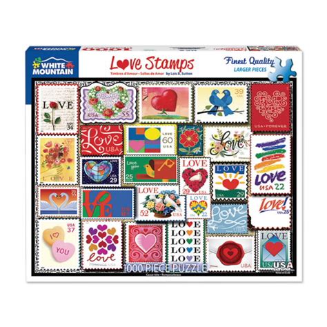 USPS Love Stamps Puzzle on Sale - AnchoredScraps.com