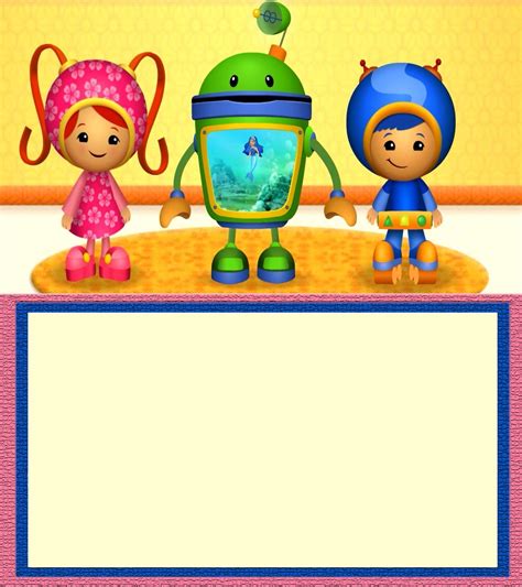 Free Team Umizoomi Invitation Template Boy Birthday Parties 4th