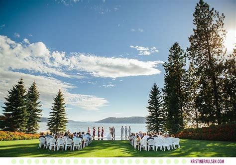 Janelle Jamie Coeur Dalene Resort Wedding In Coeur Dalene Idaho