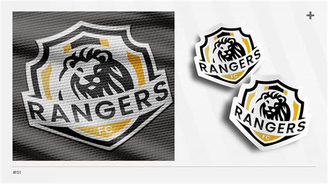 Soccer emblem design Rangers FC on Behance