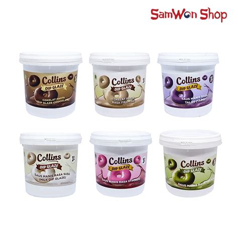 Jual Collins Dip Glaze Kg Collin Saus Cair Topping Dipping Celupan