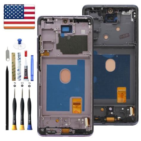 OLED LCD Display Touch Screen Digitizer Frame For Samsung Galaxy S20 FE