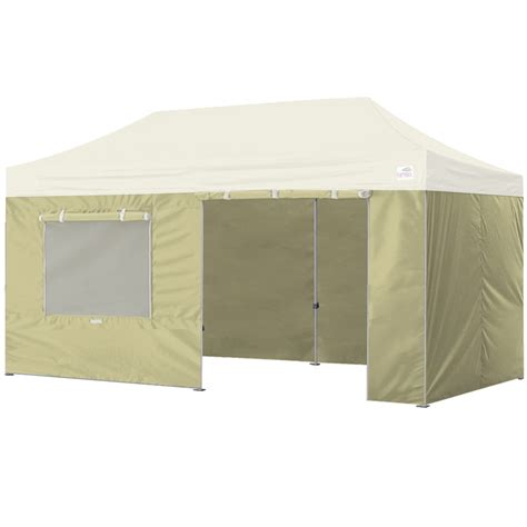 Eurmax 10x20 Full Zippered Walls for Canopy Tent,Enclosure Sidewall Kit with Roller Up Mesh ...