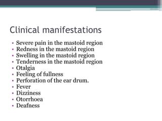 Mastoiditis | PPT