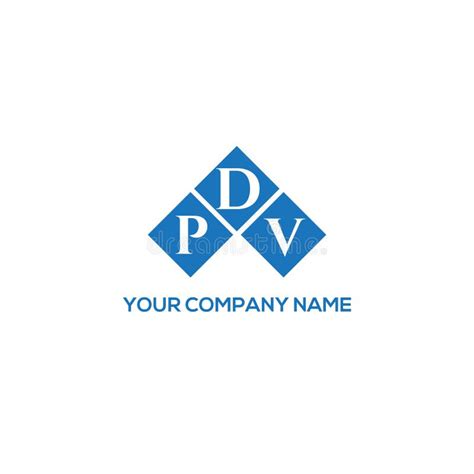 Pdv Letter Logo Design On White Background Pdv Creative Initials