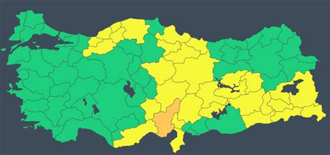 Meteorolojiden 32 il için sarı ve turuncu kodlu uyarı Diken