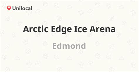 Arctic Edge Ice Arena – Edmond, 14613 N Kelly Ave (3 avaliações ...