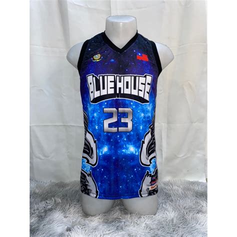 BLUEHOUSE BLUE BASKETBALL JERSEY FULL SUBLIMATION/ jersey fan wear ...