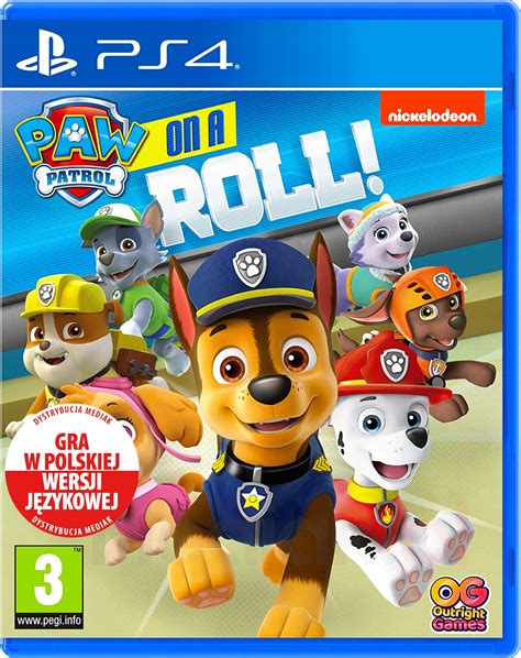 Psi Patrol Rusza Do Akcji Paw Patrol On A Roll PS4 Polski Dubbing