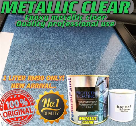 ( Metallic Epoxy Paint ) 1L METALLIC EPOXY FLOOR PAINT [ FEDERAL PAINT ...