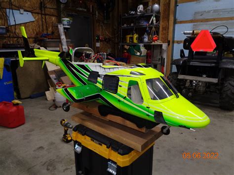 Scale Model Bell Rc Helicopter