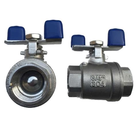 Stainless Steel 2pc Butterfly Handle Ball Valve China Butterfly Ball Valve And Handle Ball Valve