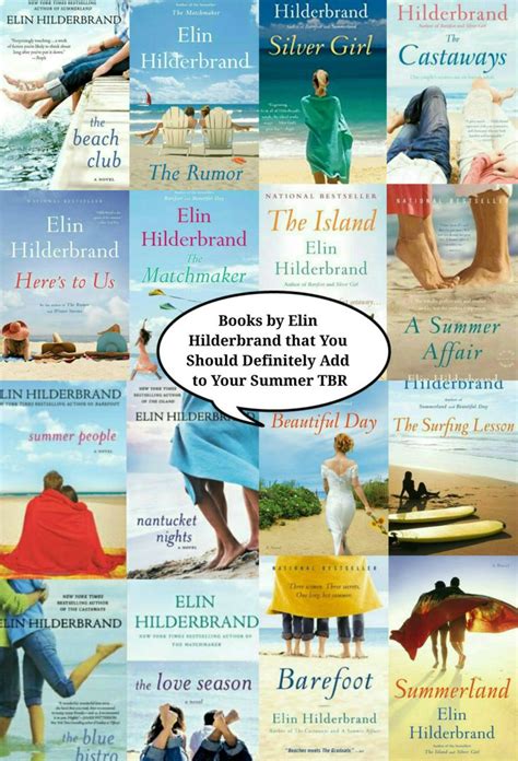 Elin Hilderbrand Books In Order Printable List