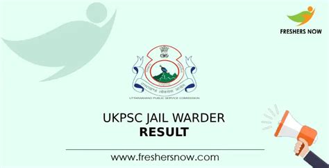 UKPSC Jail Warder Result 2023 Released Cut Off Merit List