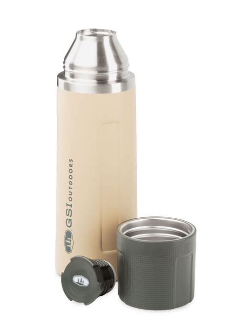 Termos na zupę GSI Outdoors Glacier Stainless Vacuum Bottle 1 l sand