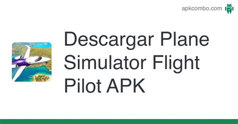 Plane Simulator Flight Pilot Apk Android Game Descarga Gratis