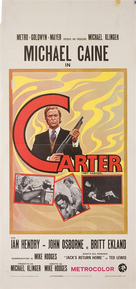 Get Carter Original 1971 Italian Locandina Movie Poster - Posteritati ...