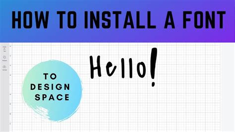 How To Upload And Install A Font From Dafont To Cricut Design Space