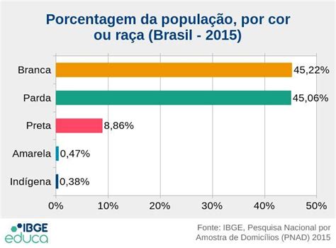 população brasileira por cor e raça ibge 2020