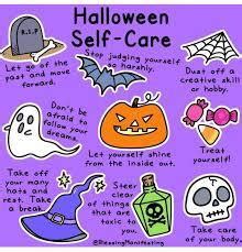 Halloween and Mental Health Self care Ideas