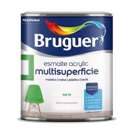 Esmalte Acrylic Multisuperficie Mate Bruguer