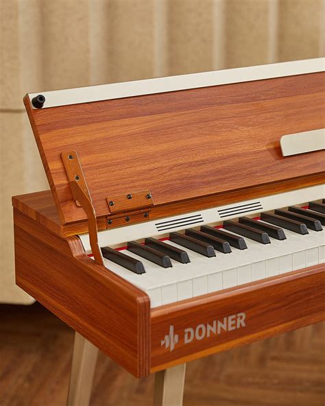 Donner Ddp 80 Plus 88 Key Weighted Wooden Upright Digital Piano With