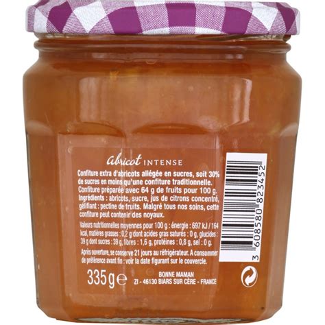 Confiture Fruits Intenses Abricot BONNE MAMAN