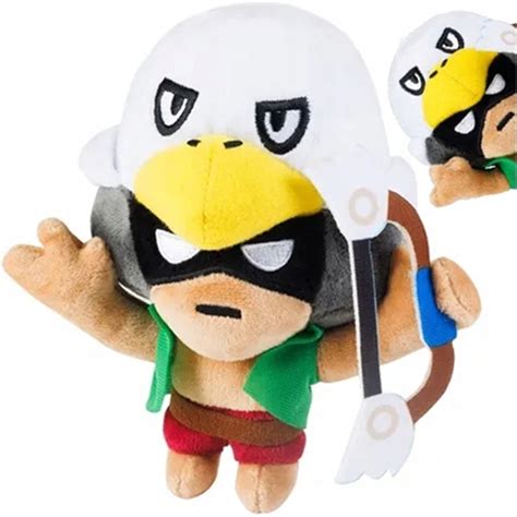 BRAWL STARS BO MASKOTKA Z GRY PLUSZAK PRZYTULANKA 18CM ORZEŁ