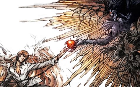 Nome Do Shinigami Do Kira - Light Yagami kira & Ryuk shinigami from Death Note 4K wallpaper download
