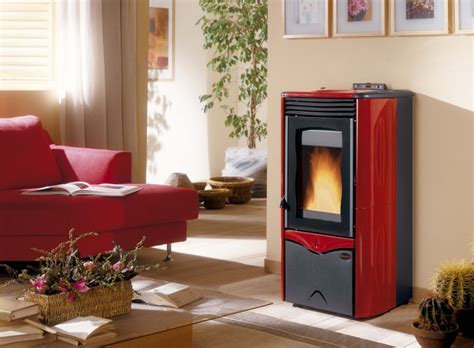 Termostufa A Pellet La Nordica Extraflame Duchessa Idro Bordeaux