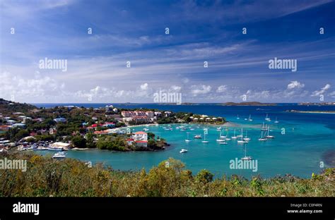 Cruz Bay On The Island Of St John In The Us Virgin Islands Stock Photo