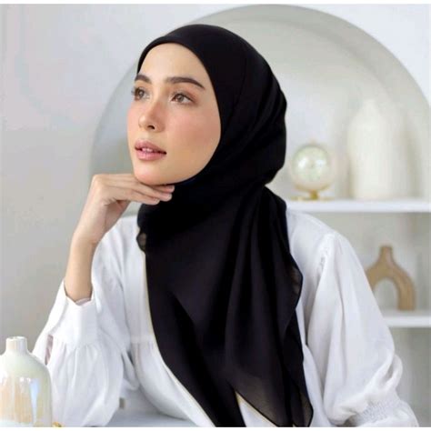 Jual Bella Square Hijab Segiempat Bahan Polycatton Premium Shopee