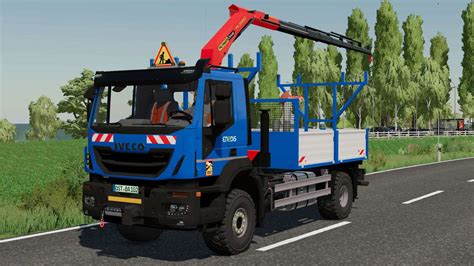 Renault D Iveco X Way Grue Enedis Trucks V Fs Mod Farming